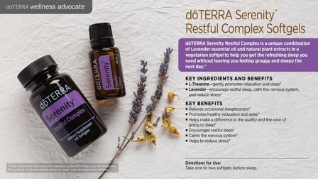 Serenity essenti&euml;le olie, 15 ml van Doterra