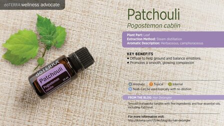 Patchouli essenti&euml;le olie, 15 ml van Doterra