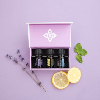 Starters kit essenti&euml;le olie, 3 x 5 ml van Doterra